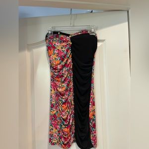 Cristina USA black and floral dress size S